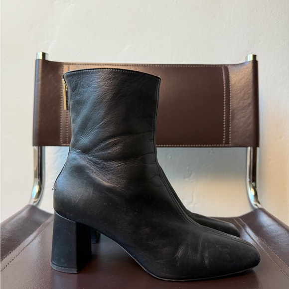 Dear Frances, Block Heel, Black Boots, Size 39 - Picture 2 of 7